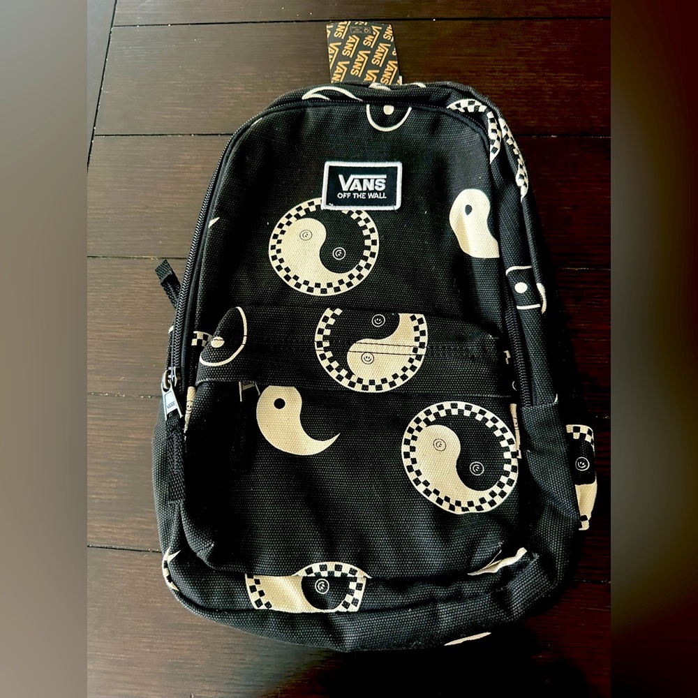 Vans Black and White Yin Yang Backpack